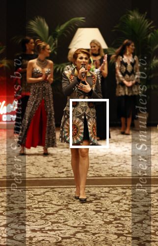 Amsterdam 11 september 2020
Modeshow (coronaproof) van Sheila de Vries in het Hilton Hotel. Anouk v Nes