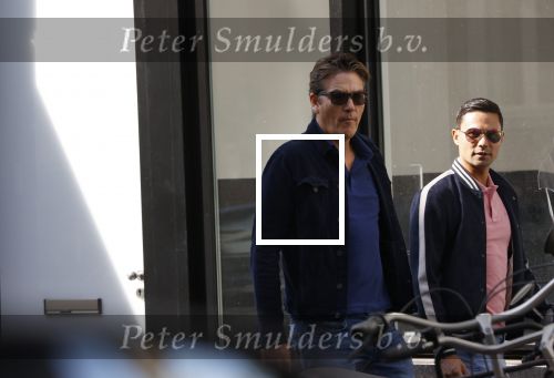 Amsterdam 19 mei 2020
Bart Ettekoven met vriend op de pc Hooftstraat