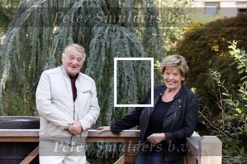 Hilversum 13 september 2020
Bram Biesterveld en Greetje Kauffeld in de tuin van het Rosa Spier huis.