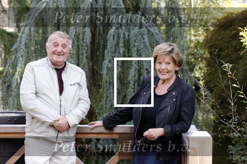 Hilversum 13 september 2020
Bram Biesterveld en Greetje Kauffeld in de tuin van het Rosa Spier huis.