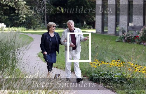 Hilversum 13 september 2020
Bram Biesterveld en Greetje Kauffeld in de tuin van het Rosa Spier huis.