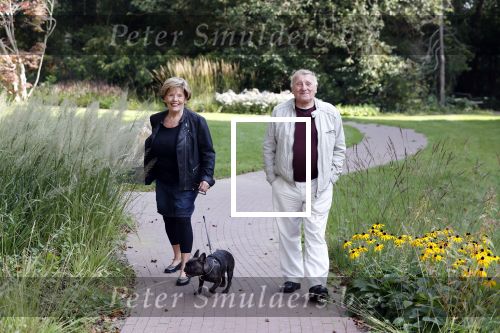 Hilversum 13 september 2020
Bram Biesterveld en Greetje Kauffeld in de tuin van het Rosa Spier huis.