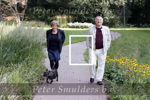 Hilversum 13 september 2020
Bram Biesterveld en Greetje Kauffeld in de tuin van het Rosa Spier huis.