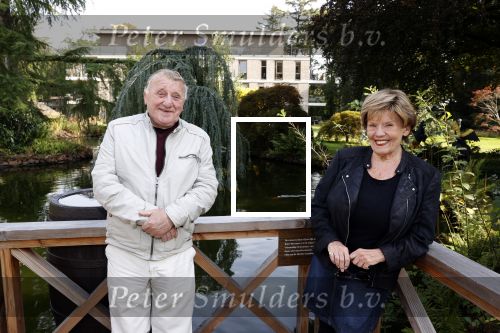 Hilversum 13 september 2020
Bram Biesterveld en Greetje Kauffeld in de tuin van het Rosa Spier huis.