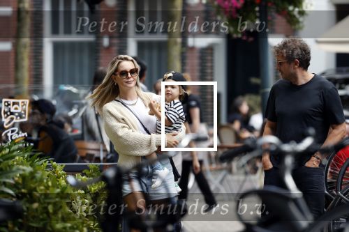 Amsterdam 22 augustus 2020
Chantal janzen met haar man Marco en hun zoontje Bobby