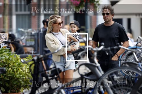 Amsterdam 22 augustus 2020
Chantal janzen met haar man Marco en hun zoontje Bobby