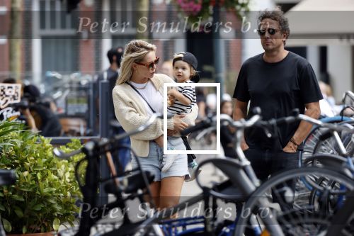 Amsterdam 22 augustus 2020
Chantal janzen met haar man Marco en hun zoontje Bobby