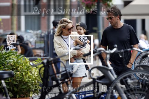 Amsterdam 22 augustus 2020
Chantal janzen met haar man Marco en hun zoontje Bobby