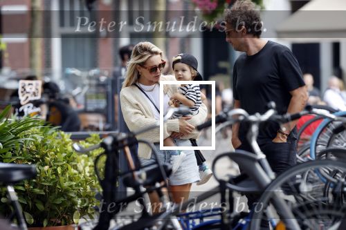 Amsterdam 22 augustus 2020
Chantal janzen met haar man Marco en hun zoontje Bobby