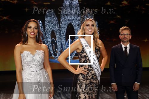 Hilversum 31 augustus 2020
Miss Nederland verkiezing in studio 21 op het mediapark. Miss Nederland Denise Speelman
