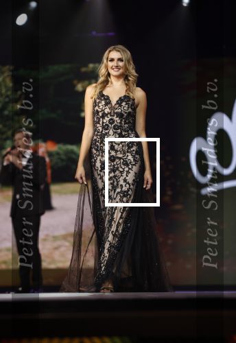 Hilversum 31 augustus 2020
Miss Nederland verkiezing in studio 21 op het mediapark. Miss Nederland Denise Speelman