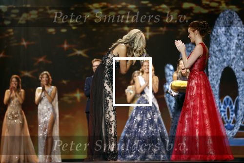 Hilversum 31 augustus 2020
Miss Nederland verkiezing in studio 21 op het mediapark. Miss Nederland Denise Speelman