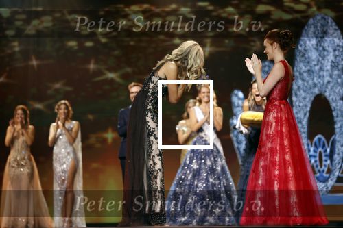 Hilversum 31 augustus 2020
Miss Nederland verkiezing in studio 21 op het mediapark. Miss Nederland Denise Speelman