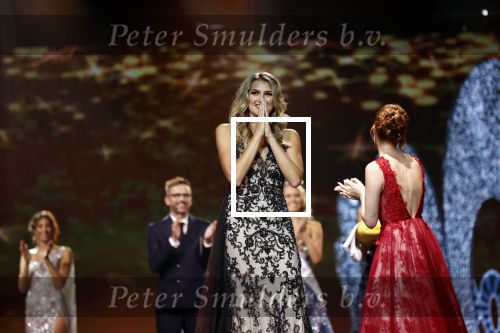 Hilversum 31 augustus 2020
Miss Nederland verkiezing in studio 21 op het mediapark. Miss Nederland Denise Speelman