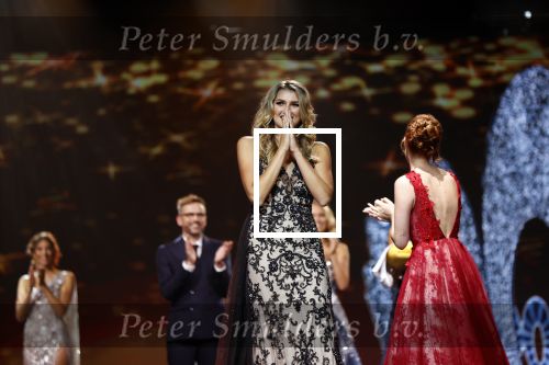 Hilversum 31 augustus 2020
Miss Nederland verkiezing in studio 21 op het mediapark. Miss Nederland Denise Speelman