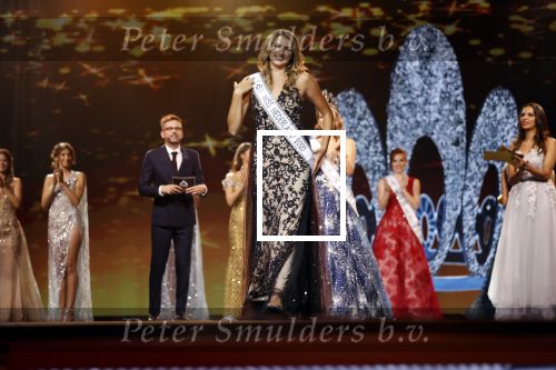 Hilversum 31 augustus 2020
Miss Nederland verkiezing in studio 21 op het mediapark. Miss Nederland Denise Speelman