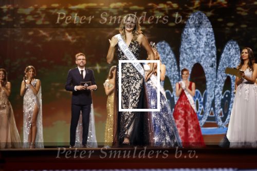 Hilversum 31 augustus 2020
Miss Nederland verkiezing in studio 21 op het mediapark. Miss Nederland Denise Speelman