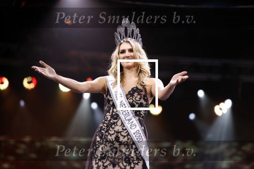 Hilversum 31 augustus 2020
Miss Nederland verkiezing in studio 21 op het mediapark. Miss Nederland Denise Speelman