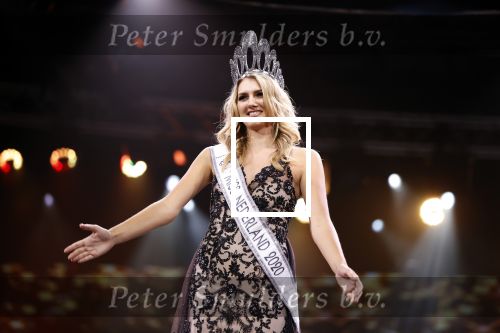 Hilversum 31 augustus 2020
Miss Nederland verkiezing in studio 21 op het mediapark. Miss Nederland Denise Speelman
