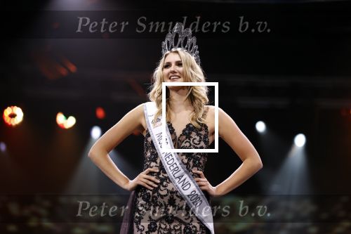 Hilversum 31 augustus 2020
Miss Nederland verkiezing in studio 21 op het mediapark. Miss Nederland Denise Speelman
