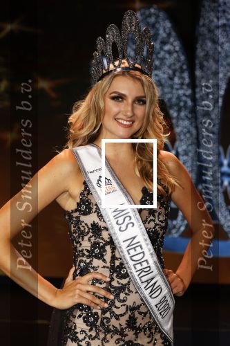 Hilversum 31 augustus 2020
Miss Nederland verkiezing in studio 21 op het mediapark. Miss Nederland Denise Speelman