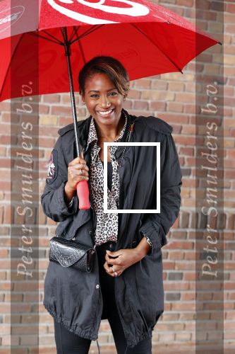 Amsterdam 29 augustus 2020
Presentatie kleding lijn Nicolette v Dam en Shoeby in het Olympisch stadion. Edsilia Rombley
