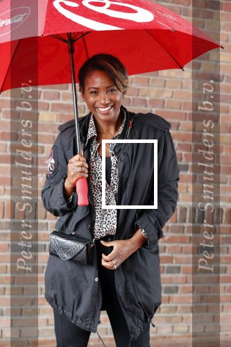Amsterdam 29 augustus 2020
Presentatie kleding lijn Nicolette v Dam en Shoeby in het Olympisch stadion. Edsilia Rombley