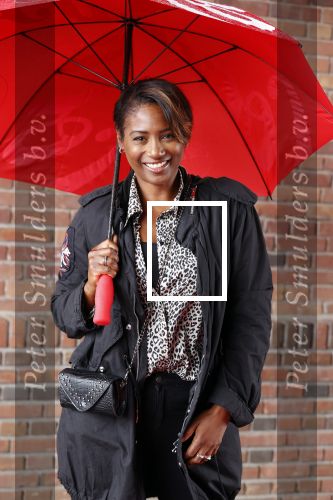 Amsterdam 29 augustus 2020
Presentatie kleding lijn Nicolette v Dam en Shoeby in het Olympisch stadion. Edsilia Rombley