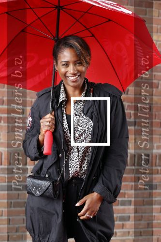 Amsterdam 29 augustus 2020
Presentatie kleding lijn Nicolette v Dam en Shoeby in het Olympisch stadion. Edsilia Rombley