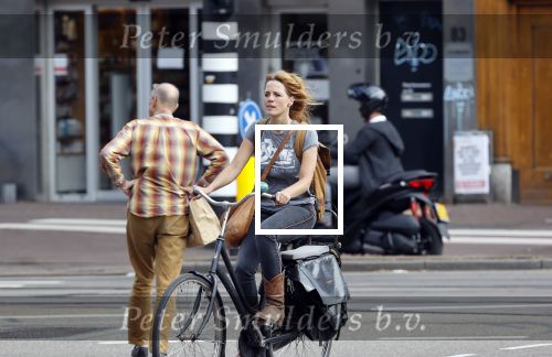 Amsterdam 19 augustus 2020
Ilse Warringa op de fiets in Amsterdam