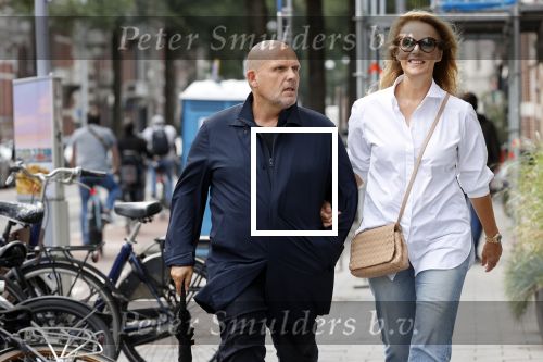 Amsterdam 22 augustus 2020
Jaap v Zweden met zijn vrouw Aaltje op straat in Amsterdam zuid