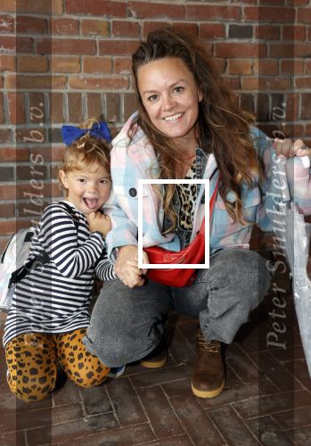 Amsterdam 29 augustus 2020
Presentatie kleding lijn Nicolette v Dam en Shoeby in het Olympisch stadion. Juliette v Ardenne met dochter