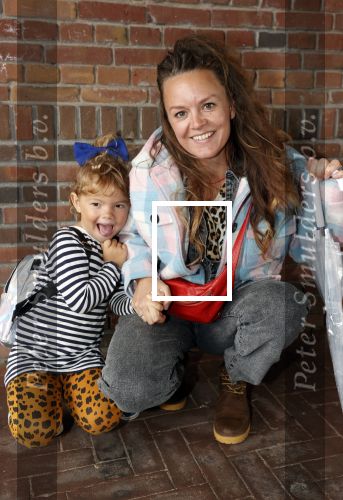Amsterdam 29 augustus 2020
Presentatie kleding lijn Nicolette v Dam en Shoeby in het Olympisch stadion. Juliette v Ardenne met dochter