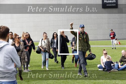 Amsterdam 6 september 2020
Demonstratie met Lange Frans  op het museumplein .
