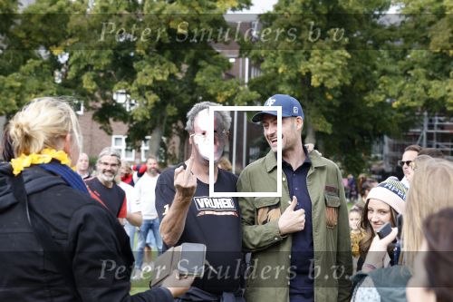 Amsterdam 6 september 2020
Demonstratie met Lange Frans  op het museumplein .