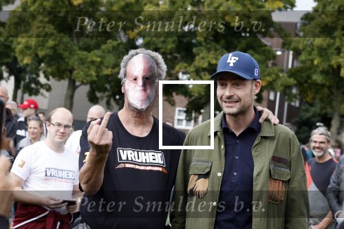 Amsterdam 6 september 2020
Demonstratie met Lange Frans  op het museumplein .