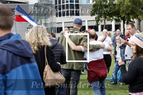 Amsterdam 6 september 2020
Demonstratie met Lange Frans  op het museumplein .