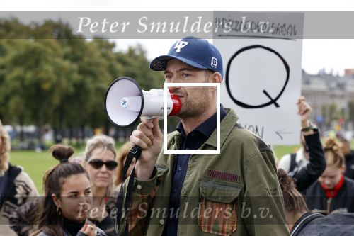 Amsterdam 6 september 2020
Demonstratie met Lange Frans  op het museumplein .