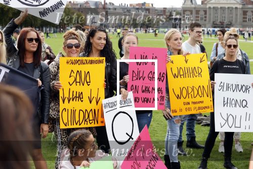 Amsterdam 6 september 2020
Demonstratie met Lange Frans  op het museumplein .