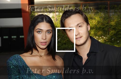 Hilversum 31 augustus 2020
Miss Nederland verkiezing in studio 21 op het mediapark. Shayna Senior met vriend Maxim Froger