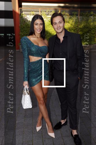 Hilversum 31 augustus 2020
Miss Nederland verkiezing in studio 21 op het mediapark. Shayna Senior met vriend Maxim Froger