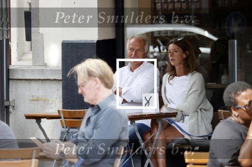 Amsterdam 22 augustus 2020
Michel Bleekemolen met zijn vrouw op terras