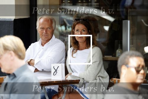 Amsterdam 22 augustus 2020
Michel Bleekemolen met zijn vrouw op terras