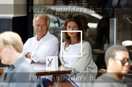 Amsterdam 22 augustus 2020
Michel Bleekemolen met zijn vrouw op terras
