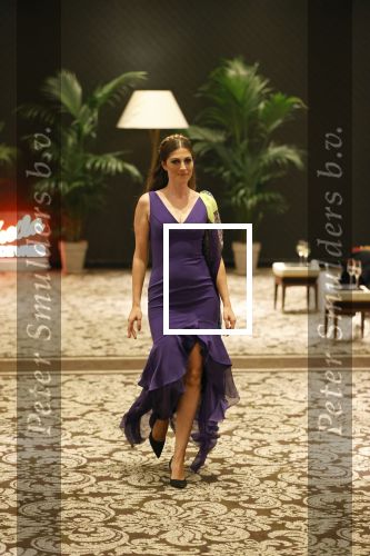 Amsterdam 11 september 2020
Modeshow (coronaproof) van Sheila de Vries in het Hilton Hotel. Nadia Palesa