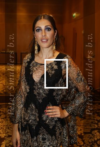 Amsterdam 11 september 2020
Modeshow (coronaproof) van Sheila de Vries in het Hilton Hotel. Nadia Palesa