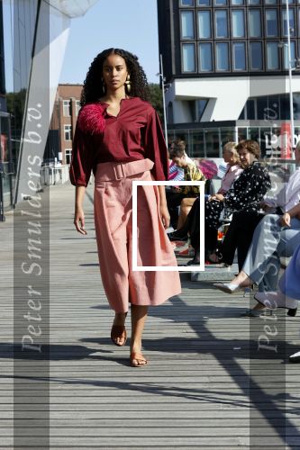 Amsterdam 18 september 2020
Modeshow Natan in het Eye museum. Natan is het favoriete merk van Koningin Maxima.