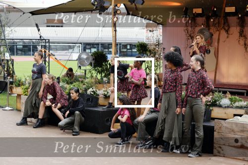 Amsterdam 29 augustus 2020
Presentatie kleding lijn Nicolette v Dam en Shoeby in het Olympisch stadion.