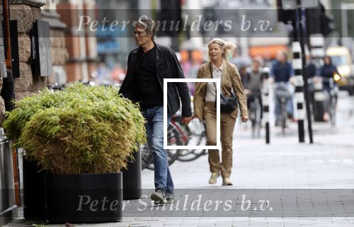 Amsterdam 28 augustus 2020
Piet Boon met zijn partner in Amsterdam zuid