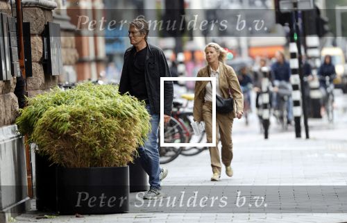 Amsterdam 28 augustus 2020
Piet Boon met zijn partner in Amsterdam zuid